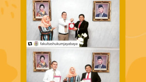 Fakultas Hukum Universitas Jayabaya Teken MoA dengan Dewan Sengketa Indonesia